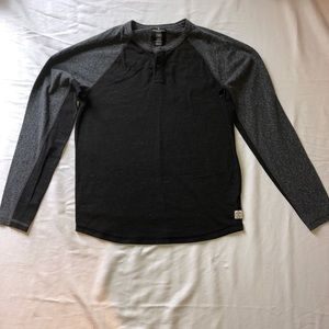 Mens Henley Long Sleeve